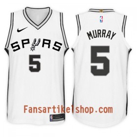 NBA San Antonio Spurs Trikot Dejounte Murray 5 Nike 2017-18 Weiß Swingman - Herren